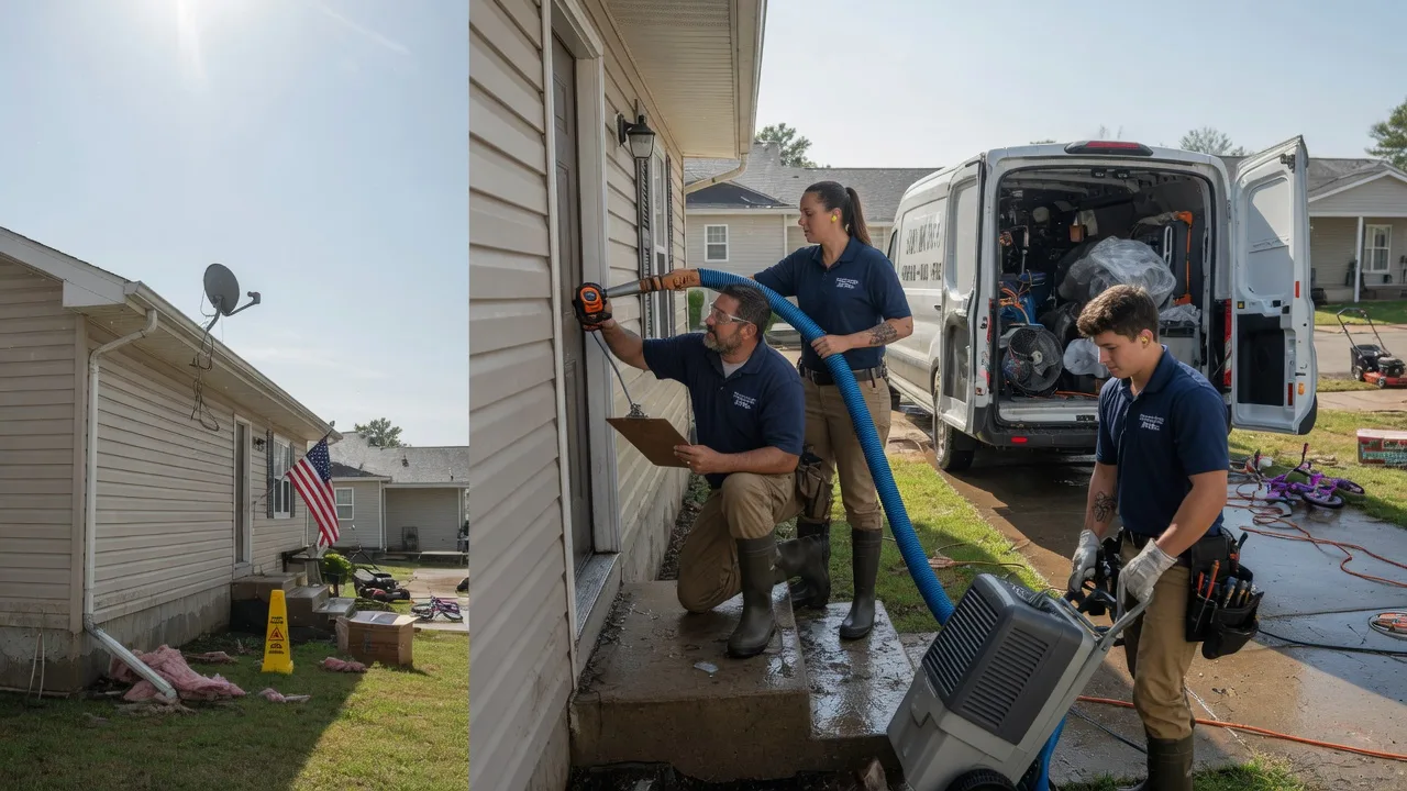 Ceiling Water Damage Restoration in Bridge City, TX near me